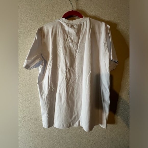 NEW MSGM Logo Printed Crewneck White T-Shirt Size XL - Picture 12 of 12